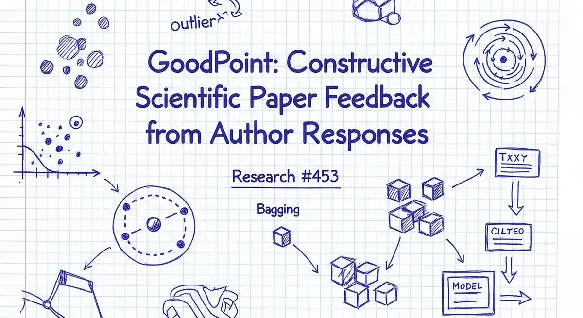 GoodPoint: למידת משוב בונה על מאמרים מדעיים מתוך תגובות מחברים